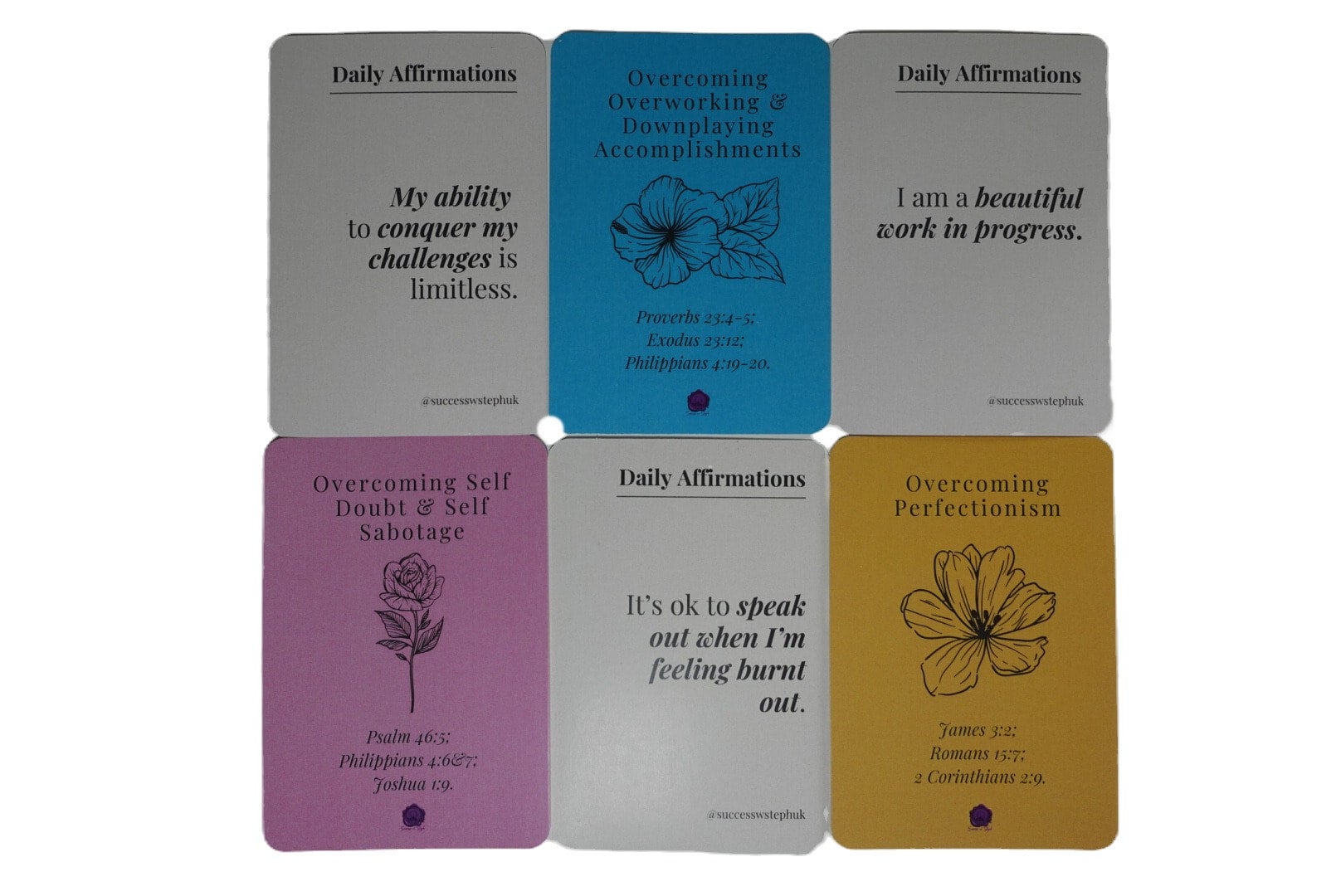 Positive Affirmation Cards | Success With Steph